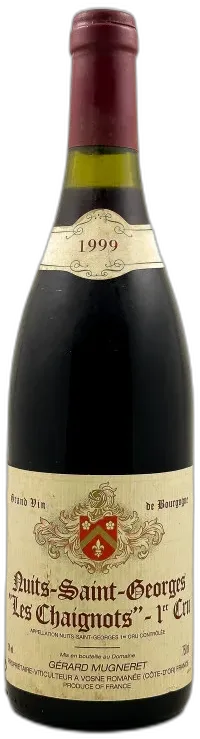 image du vin Gérard Mugneret Nuits st Georges 1er Cru "les Chaignots" 1999