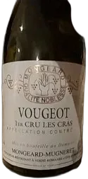 illustration du vin Vougeot Premier Cru les Cras