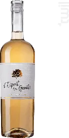 photos du vin l’Esprit des Genêts Merlot Blanc