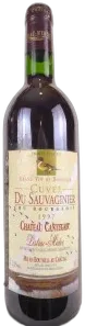 image du vin Cuvée du Sauvaginier Cru Bourgeois