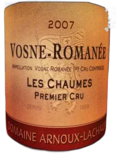 photo du vin Vosne-Romanée 1er Cru les Chaumes