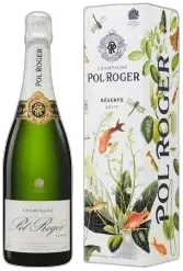 vue du vin Pol Roger Brut Réserve Estuchado