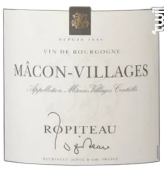 vue du vin Mâcon-Villages