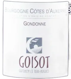 photo du vin Bourgogne Côtes d’Auxerre Gondonne