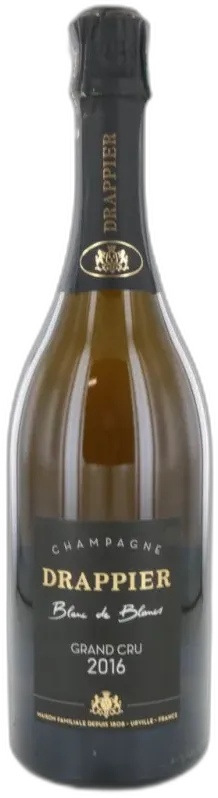 vue du vin Blanc de Blancs Grand Cru 2016 Champagne Drappier