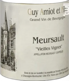 photo du vin Meursault "Vieilles Vignes"
