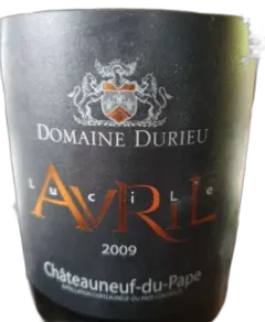 photo du vin Châteauneuf-du-Pape Lucille Avril