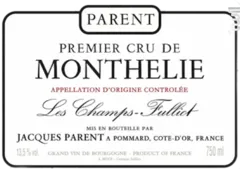 vue du vin Monthélie Premier Cru les Champs-Fulliot