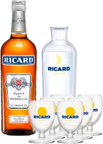 photo du vin Pack Ricard 6 Verres Ballons Carafe