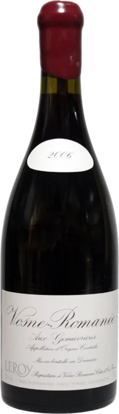 illustration du vin Leroy Vosne-Romanee les Genaivrieres, Cote de Nuits, France