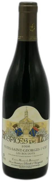 photo du vin Nuits Saint Georges 1er Cru les Boudots Cuvée Mesny de Boisseaux 2006 Hospices de Nuits