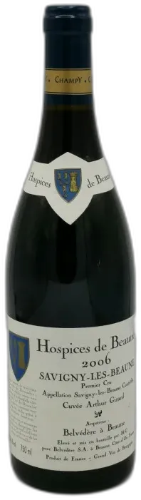 capture du vin Savigny les Beaune 1er Cru cuvée Arthur Girard 2006 Hospices de Beaune