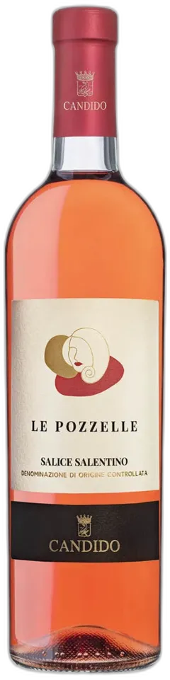 image du vin Salice Salentino Doc Rosato le Pozzelle Candido 2024
