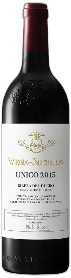 photo du vin Vega Sicilia Único