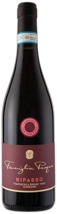 image du vin Valpolicella Ripasso Superiore Doc Cascina San Vincenzo Pasqua 2019