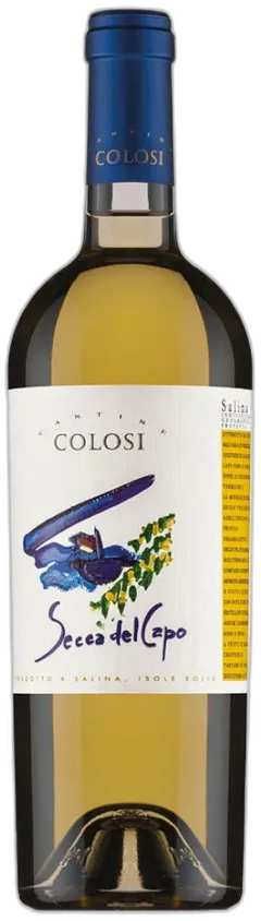 vue du vin Salina Igt Malvasia Secca Del Capo Colosi 2025