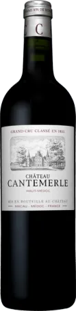 image du vin Cantemerle Haut Medoc 2022 Bordeaux Rouge