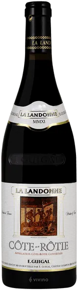 photos du vin Cote Rotie la Landonne 2020 Guigal