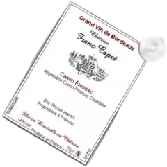 photos du vin Château Franc Capet