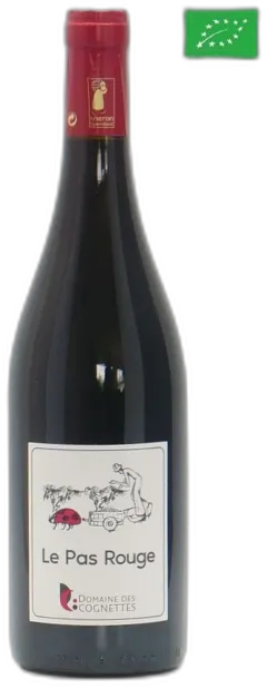 vue du vin Domaine des Cognettes Igp Val de Loire "le Pas Rouge" 2024