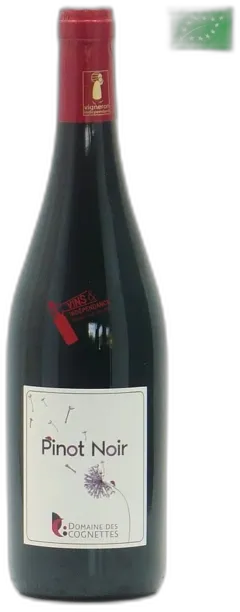 photo du vin Domaine des Cognettes Igp Val de Loire Pinot Noir 2024