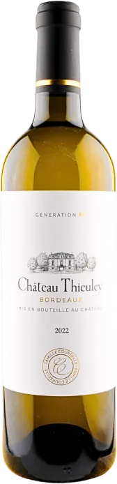 photo du vin Château Thieuley Bordeaux "Génération Iii - Blanc"