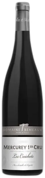 capture du vin Domaine Tremeaux les Croichots 2023 Mercurey 1er Cru Vin Rouge de Bourgogne