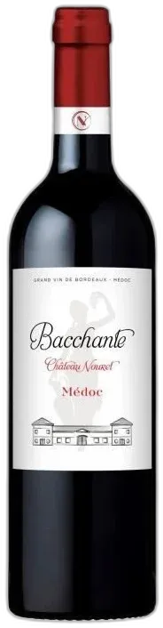 illustration du vin Château Nouret la Bacchante 2020 Médoc Vin Rouge de Bordeaux