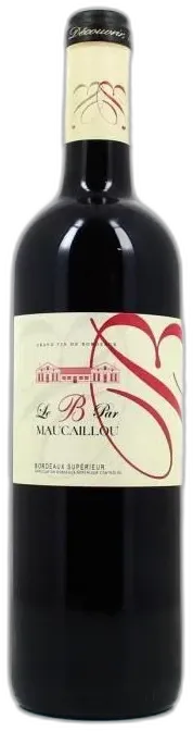 illustration du vin b Par Maucaillou 2021 Bordeaux Supérieur Vin Rouge de Bordeaux
