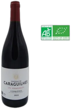 photo du vin Château des Caraguilhes 2023 Cuvée les Gourgoules Corbieres Vin Rouge de Languedoc-Roussillon Bio