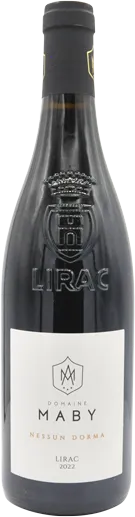 photos du vin Domaine Maby Nessun Dorma Lirac 2022
