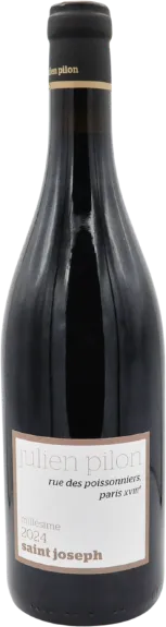 capture du vin Julien Pilon Saint Joseph Rue des Poissonniers, Paris Xviiie 2024