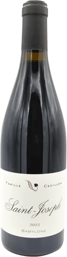 photo du vin Famille Cecillon Aoc Saint Joseph Babylone 2023