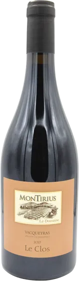 capture du vin Domaine Montirius Vacqueyras le Clos 2017