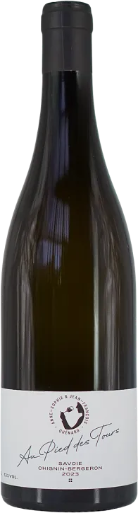 vue du vin Domaine as et jf Quénard Savoie Chignin Bergeron "au Pied des Tours" Blanc Sec 2024