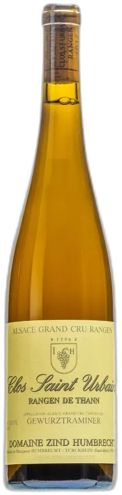 aperçu du vin Domaine Zind-Humbrecht Gewürztraminer "Clos Saint Urbain Rangen de Thann" Blanc Sec 2022