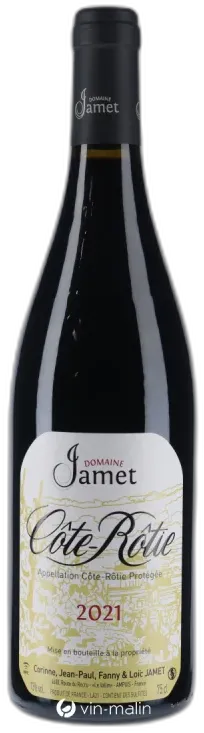 photo du vin Domaine Jamet Côte-Rotie 2021