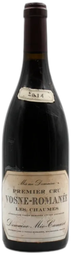 photo du vin Meo Camuzet Vosne Romanee 1er Cru les Chaumes Etiquette Tachée