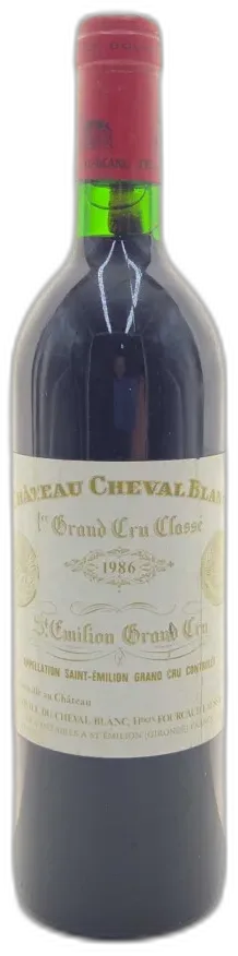 illustration du vin Château Cheval Blanc 1986