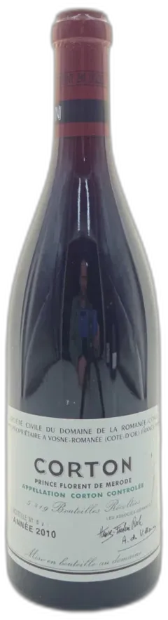 photo du vin Corton Domaine de la Romanée-Conti 2010