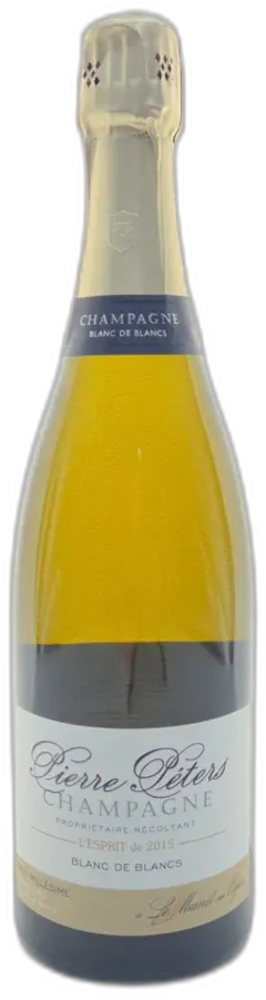 vue du vin l’Esprit Champagne Pierre Peters 2015