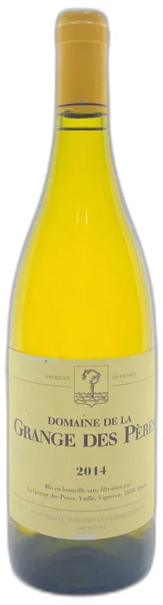 vue du vin Grange des Pères Blanc Domaine de la Grange des Pères 2014