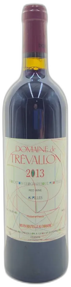 vue du vin Trévallon Rouge Domaine de Trévallon 2013