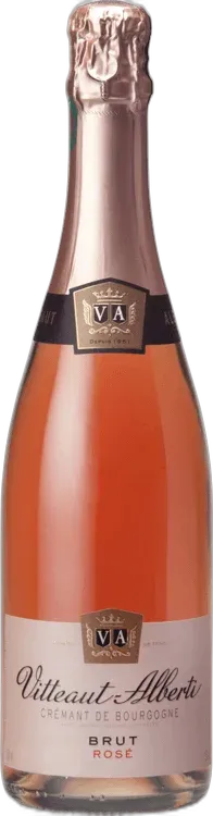 illustration du vin Vitteaut-Alberti Rosé Brut Aop de Bourgogne