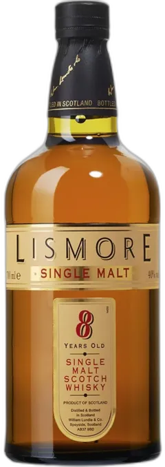 photo du vin Ecosse Lismore Pure Malt 8 Ans