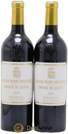 illustration du vin Pichon Longueville Comtesse de Lalande