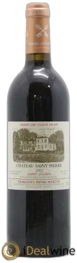 aperçu du vin Château Saint-Pierre 4ème Grand Cru Classé 2002