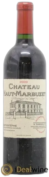 aperçu du vin Château Haut Marbuzet 2009