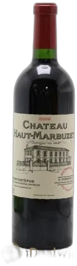 aperçu du vin Château Haut Marbuzet 2009