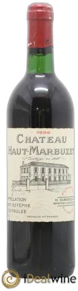 photos du vin Château Haut Marbuzet 1996